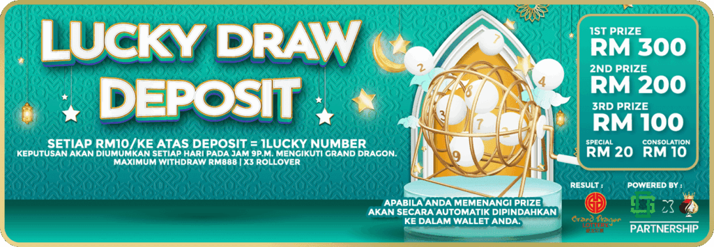 Siti88 - Lucky Draw Deposit Banner - siti88a